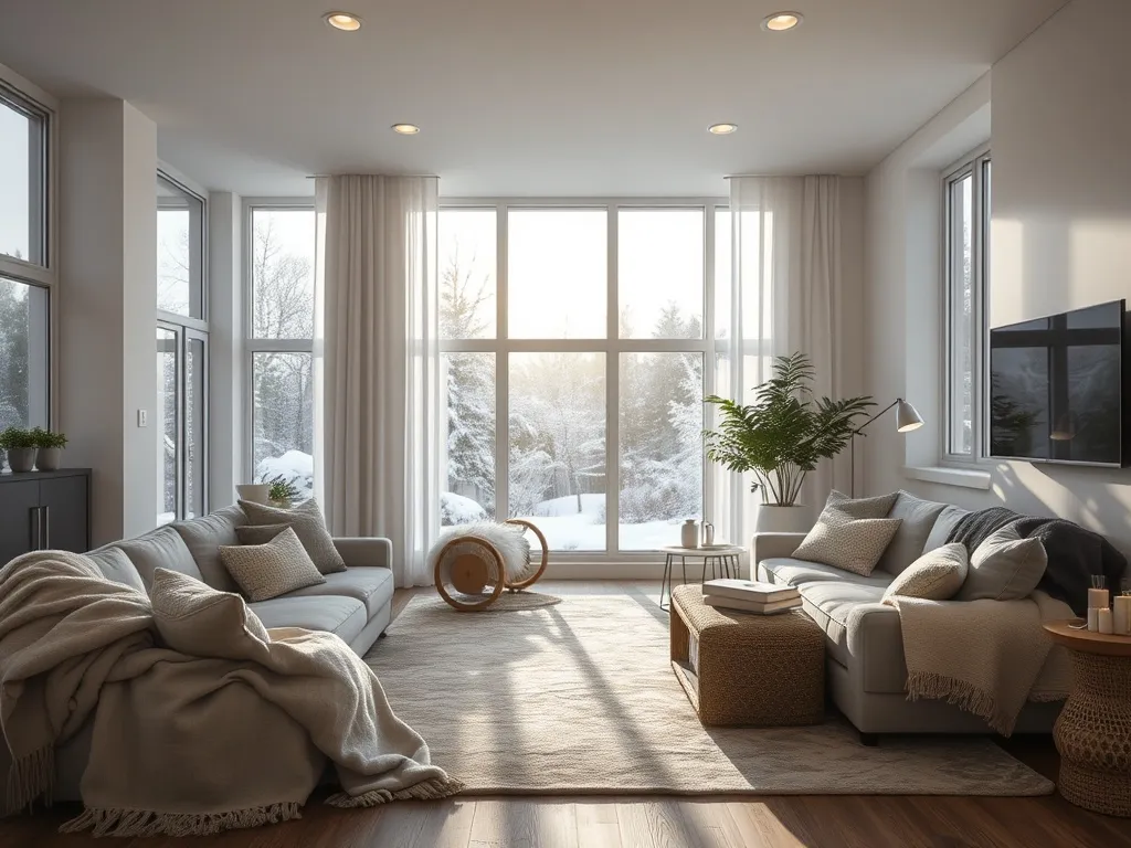 Stearinlys og lysekander i et rom